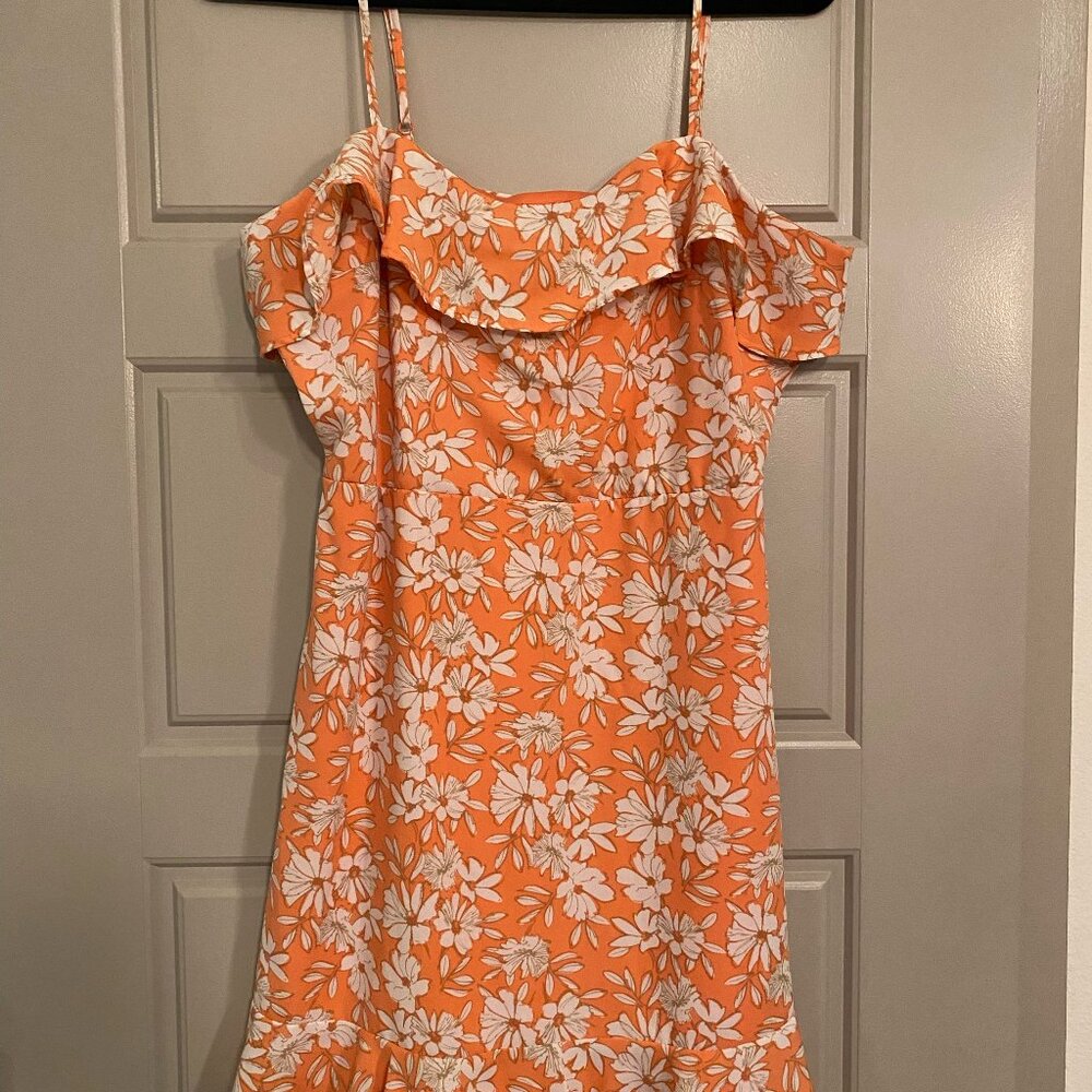 🌸 Adorable Coral & White Dress – from Nordstrom 🌸